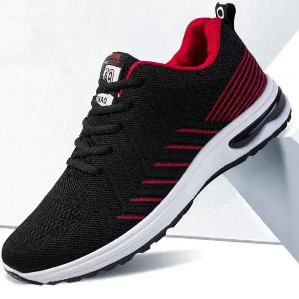 Men Spring Autumn Colorblock Mesh Breathable Platform Sneakers | Casual Fashion Shoes