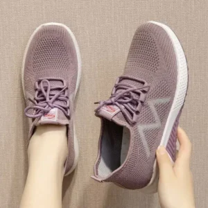 Jushicloth Women Fashion Breathable Fly Knit Sneakers