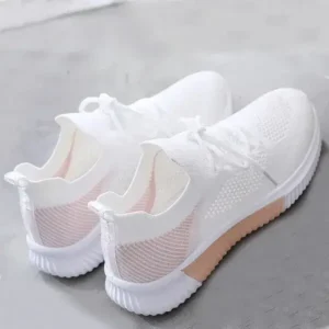 Jushicloth Women Fashion Color Blocking Breathable Sneakers