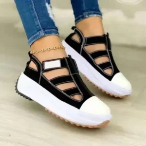 Jushicloth Creative Cutout Platform Sneakers