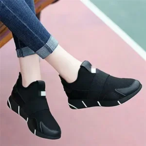 Jushicloth Women Fashion Slip On Round-Toe Shoes