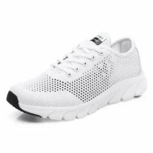 Jushicloth Women Fashion Sports Lace Up Hollow Design Mesh Breathable Sneakers