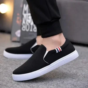 Jushicloth Men Casual Breathable Flat Canvas Shoes