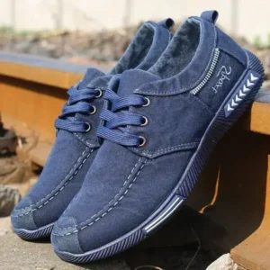 Jushicloth Men Casual Breathable Low Top Canvas Shoes