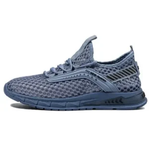 Jushicloth Men Casual Breathable Hollow Mesh Soft Sole Sports Shoes