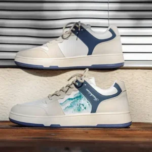 Jushicloth Men'S Casual Landscape Painting Printed Sneakers