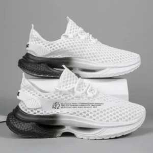 Jushicloth Men Fashion Breathable Hollow Mesh Sneakers