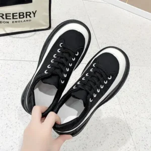 Jushicloth Women Fashion Cute Platform Sneakers